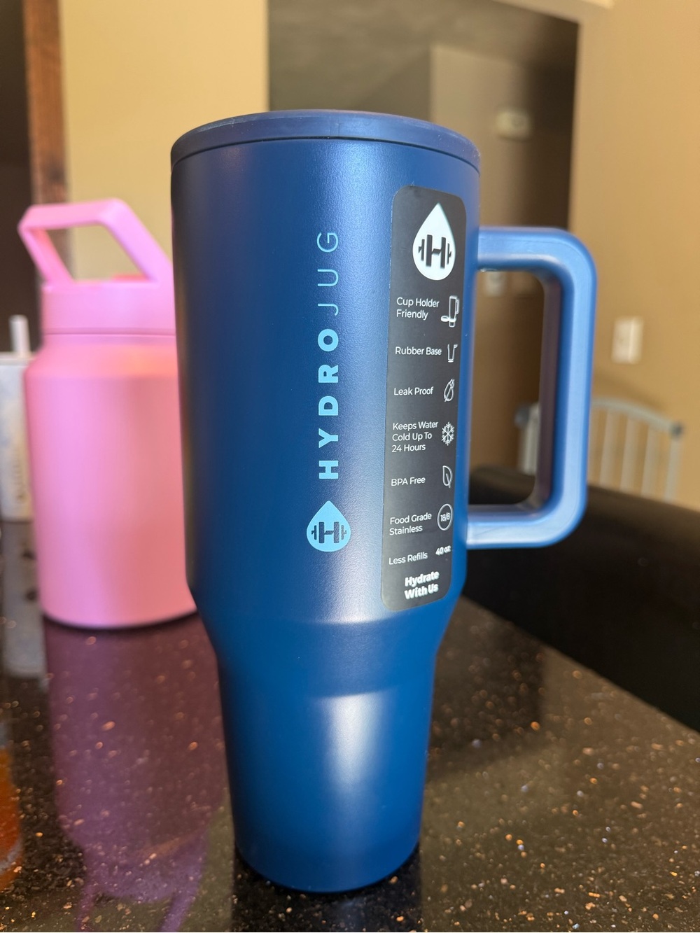 SOLD - HydroJug 40oz traveler - Navy